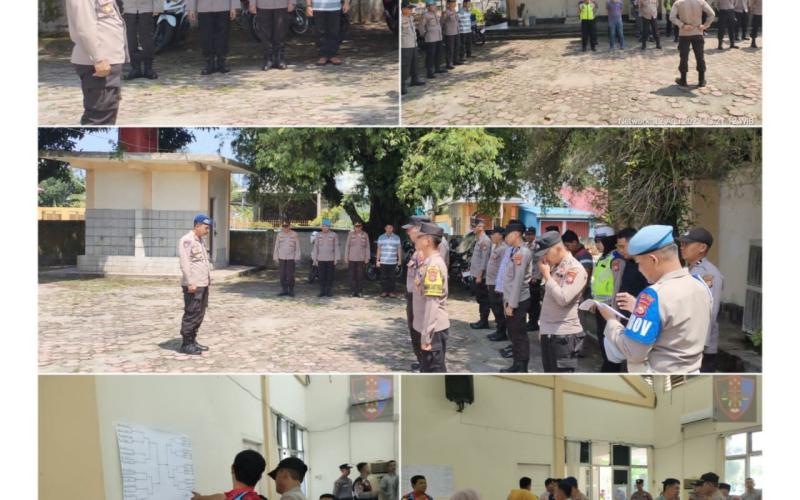 Jaga Kondusifitas Kamtibmas Kejuaraan Bilyard   Bupati Cup 2023, Dikawal oleh Personel Polisi 