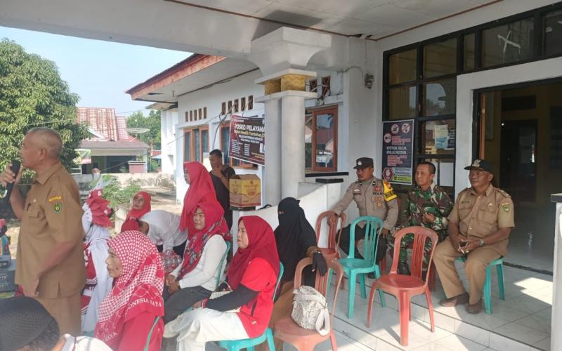 Bhabinkatibmas Polsek Seginim, Hadiri Lomba Senam Paud se Kecamatan Air Nipis 