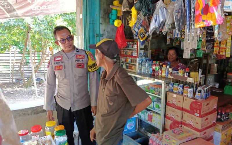 Bhabinkamtibmas Polsek Pino Raya Sambang DDS Bersama Warga Desa Bandung Ayu 