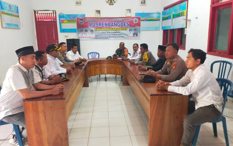 Cooling System, Polsek Ketahun Sambangi Perangkat Desa Binaan