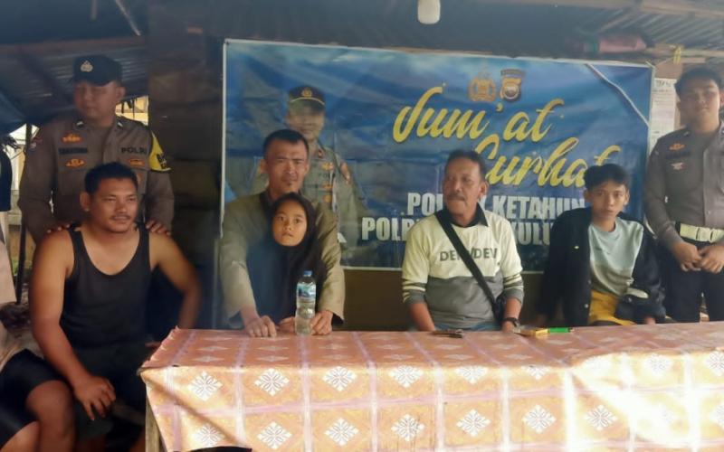 Jumat Curhat, Polsek Ketahun Dengar Aspirasi Warga