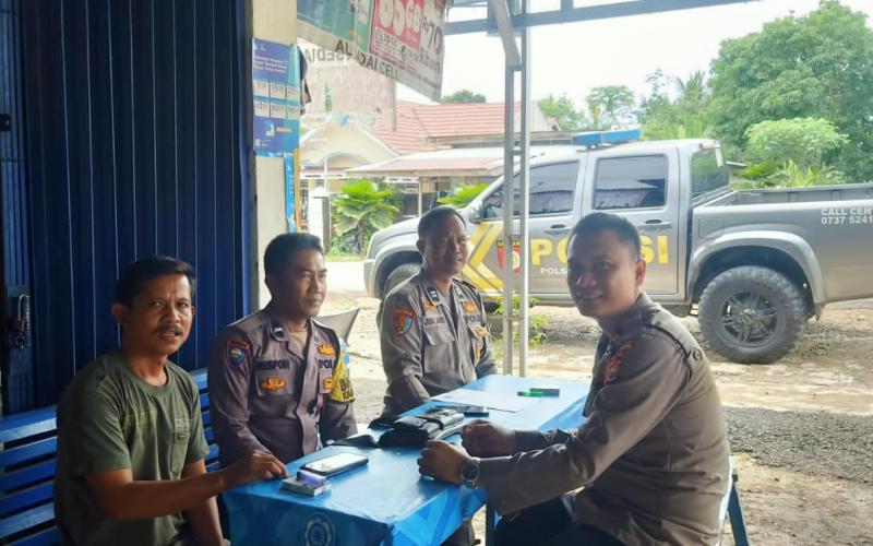 Jalin Silahturahmi, Kapolsek Ketahun Smabang Ke Tokoh Agama Kristen