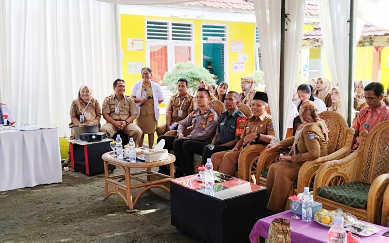 Kapolsek Ketahun Hadiri Undangan Re Akreditasi Puskesmas Bukit Makmur