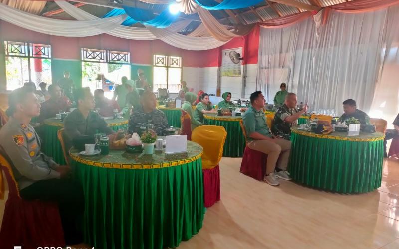 Wujud Sinergitas Kemitraan, Kapolsek Ketahun Hadiri Penutupan TMMD Ke-120 Tahun 2024 Kodim 0423/BU
