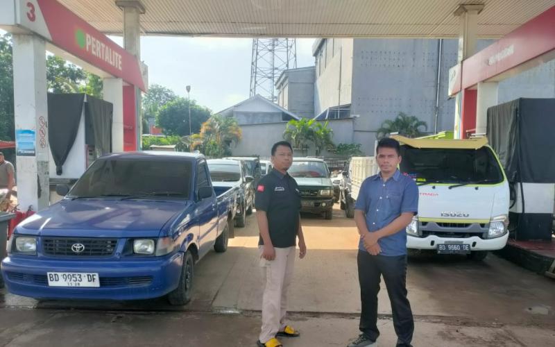 Polsek Ketahun Laksanakan Patroli SPBU Untuk Monitoring Ketersediaan BBM