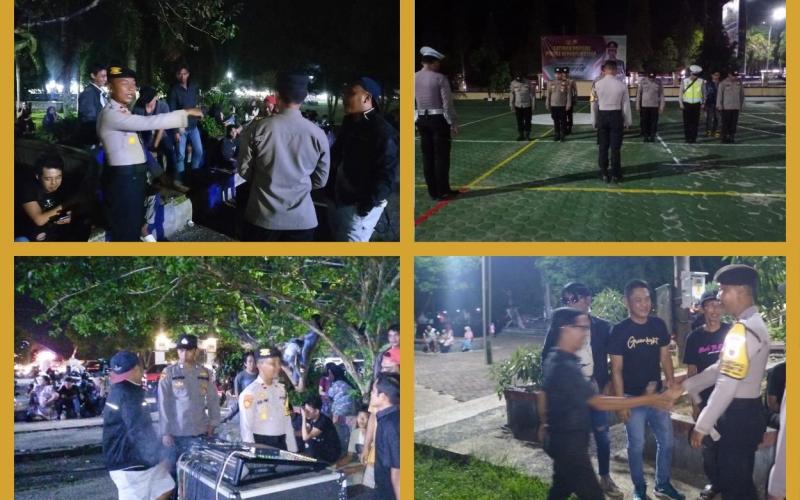 Polres Bengkulu Utara Laksanakan Blue Sky Patrol Guna Menjaga Situasi Kondusifitas di Bengkulu Utara