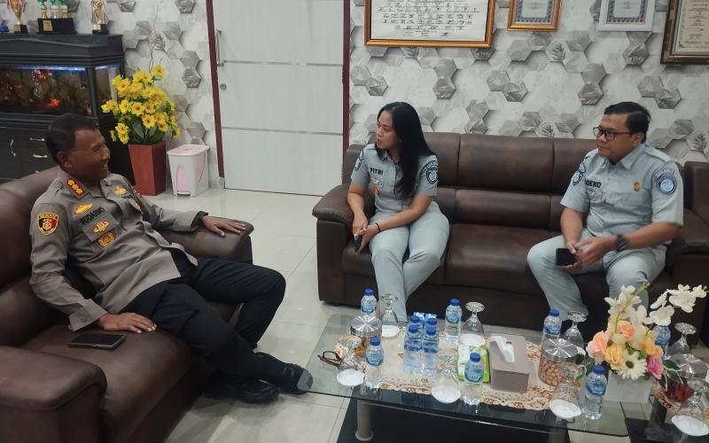 Perkuat Sinergi, Kepala Kantor Wilayah Jasa Raharja Bengkulu Lakukan Kunjungan ke Polresta Bengkulu