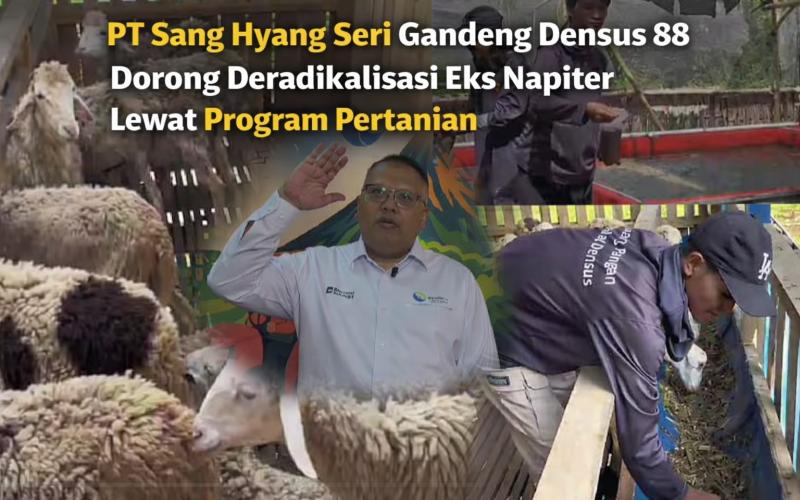 PT Sang Hyang Seri Gandeng Densus 88 Dorong Deradikalisasi Eks Napiter Lewat Program Pertanian