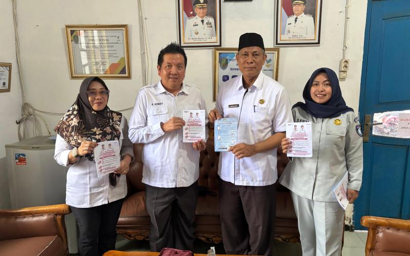 Jasa Raharja dan Tim Pembina Samsat Bengkulu Tengah Sosialisasikan Program Pemutihan serta Aplikasi SIGNAL