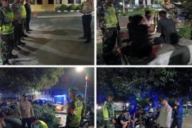 Jaga Kamtibmas, Polsek Muara Bangkahulu Patroli Gabungan Bersama Koramil