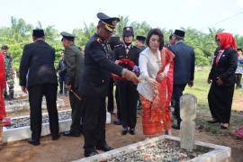 Kapolres Bengkulu Selatan Pimpin Upacara Ziarah Nasional dalam Rangka HUT RI ke-78