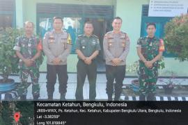 Jalin Sinergitas,Jalin Sinergitas, Kapolsek Ketahun Kunjungi Koramil 0423-01