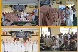 Peringati Maulid Nabi Muhammad SAW, Bhayangkari Cabang Bengkulu Utara Tausyiah Agama di Masjid Baiturohim Polres Bengkulu Utara 