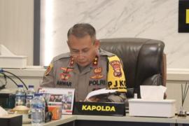 Kapolda Bengkulu Ikuti Vicon Persiapan Operasi Mantap Praja Nala 2024