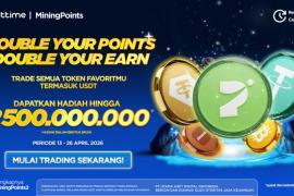 Nilai Tukar Rupiah Terus Melemah, Bittime Hadirkan Mining Points 2.0 #DoubleEarnDoublePoints, dengan Prize Pool lebih dari $30,000