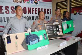 Polres Bengkulu Utara Gelar Press Release Pengungkapan Kasus Narkoba