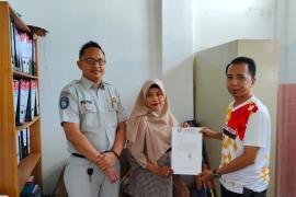 Jasa Raharja dan Tim Pembina Samsat Bengkulu Utara Sampaikan SPTPD ke RSUD Argamakmur