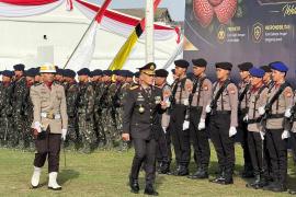   Polda Bengkulu menggelar Upacara Peringatan Hari Bhayangkara ke-80 Tahun 2026 di kawasan Benteng Marlborough, Kota Bengkulu
