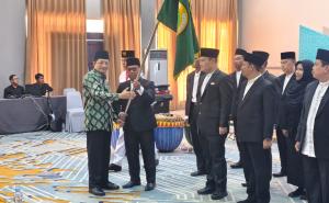 Menag Nasaruddin Umar Kukuhkan Pengurus BP4 Bengkulu 2025–2030, Perkuat Ketahanan Keluarga