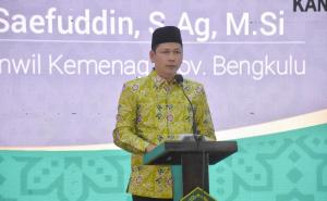 Saefudin Kepala Kantor Wilayah Kementerian Agama Provinsi Bengkulu