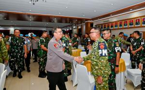 Perkuat Soliditas, POM TNI dan Propam Polri Gelar Coffee Morning & Halal Bihalal 1447 H