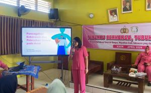 Ketua Bhayangkari Cabang Kaur Sosialisasikan Pencegahan Kekerasan Seksual pada Anak