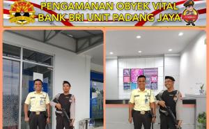 Sat Samapta Polres Bengkulu Utara Laksanakan Pengamanan Objek Vital Perbankan, Situasi Aman dan Kondusif