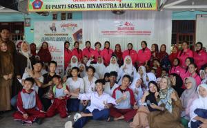 Berbagi Kasih di Hari Jadi YKB ke-46, Bhayangkari Daerah Bengkulu Sambangi Panti Sosial Bina Netra Amal Mulia