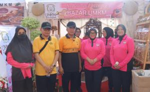 Peringati HUT ke-46 YKB, Kapolda Bengkulu Senam Bersama dan Borong Produk UMKM Bhayangkari