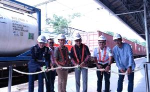 KAI Logistik Luncurkan 2 Rangkaian KA Kontainer Baru