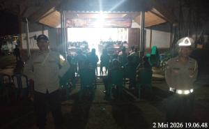 Polisi Siaga di Malam Minggu, Ibadah Umat Berjalan Aman di Rejang Lebong