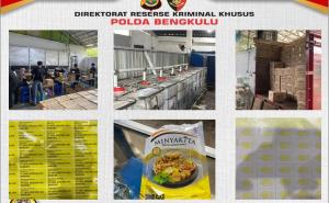 Ditreskrimsus Polda Bengkulu Bongkar Dugaan Pengemasan Ilegal Minyakkita Satu Tersangka Diamankan