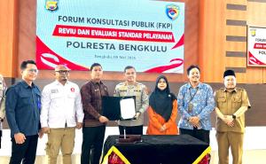 Polresta Bengkulu menggelar kegiatan Forum Konsultasi Publik (FKP)