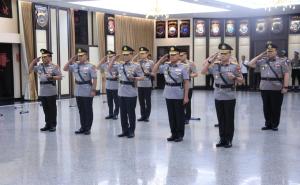 Kapolri Pimpin Pelantikan dan Sertijab Sejumlah PJU Mabes Polri dan Kapolda