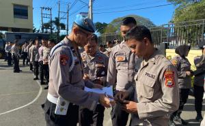 Propam Polresta Bengkulu Laksanakan Gaktiblin, Sasar Sikap Tampang Personel