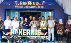 Wakapolri Tekankan Digitalisasi Layanan dan Inovasi Tilang Elektronik pada Rakernis Fungsi Lantas 2026
