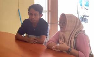  Korban Pasangan suami istri  dari perlakuan tidak pantas dan intimidasi  yang diduga dilakukan oleh seorang anggota Polsek Muara Bangkahulu