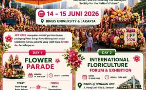 BINUS Dorong Pasar Bunga Rawa Belong Jadi Destinasi Florikultura