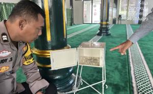Polisi Respon Cepat Laporan Pembobolan Kotak Amal Masjid Al Kautsar di Sidomulyo, Piket Reskrim dan Bhabinkamtibmas Gading Cempaka Cek TKP