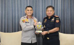 Kapolda Bengkulu Terima Silaturahmi Kepala Kanwil DJBC Sumatera Bagian Barat, Perkuat Sinergi Pengamanan