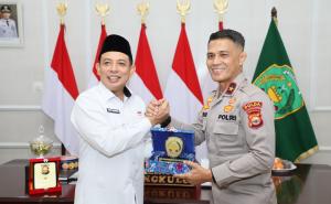 Kapolda Bengkulu Silaturahmi ke Walikota Bengkulu, Perkuat Sinergi Jaga Kamtibmas Kota