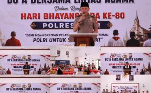  Polres Kaur Gelar Doa Bersama Lintas Agama