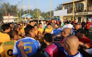 Polda Bengkulu Gelar Fun Match Mini Soccer Pererat Soliditas dan Kebersamaan