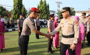 Polres Bengkulu Selatan Gelar Upacara Korps Raport Kenaikan Pangkat TMT 1 Juli 2026