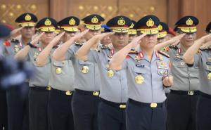 Polri Laksanakan Kenaikan Pangkat 87 Perwira Tinggi