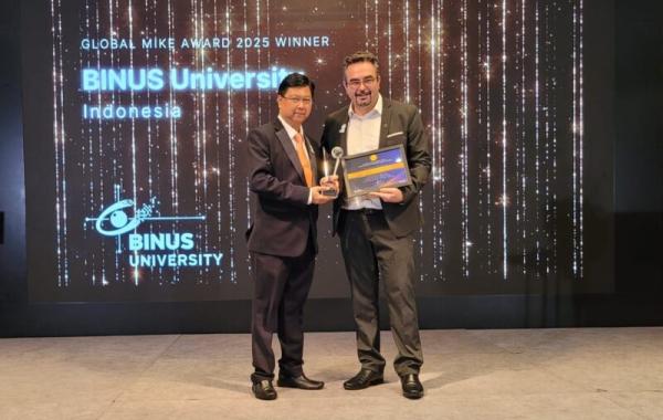 Menuju Usia ke-45, BINUS University Raih Global Most Innovative Knowledge Enterprise (MIKE) Award 2025: Wujudkan Dampak Berkelanjutan