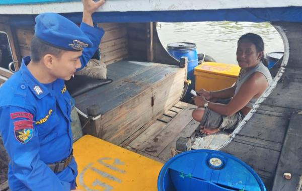 Ditpolairud Polda Bengkulu Patroli Perairan Teluk Sepang, Imbau Nelayan Waspada Cuaca Ekstrem