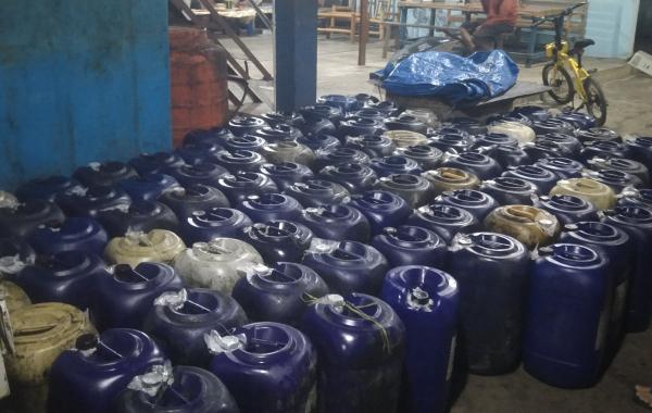 Barang Bukti 4000 Liter Bio Solar Disita