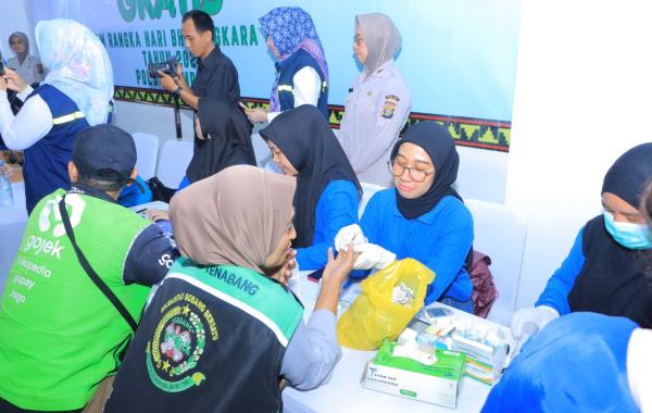 Sambut Hari Bhayangkara Ke-80, Polda Lampung Gelar Bakti Kesehatan untuk 7.600 Warga dan Luncurkan Layanan Modern
