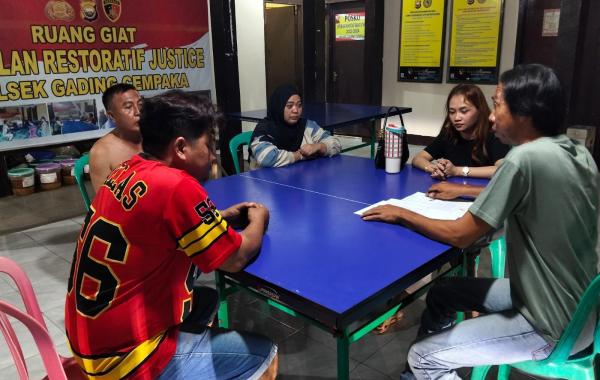 Unit Reskrim Polsek Gading Cempaka Mediasi Kasus Dugaan Percobaan Pencurian